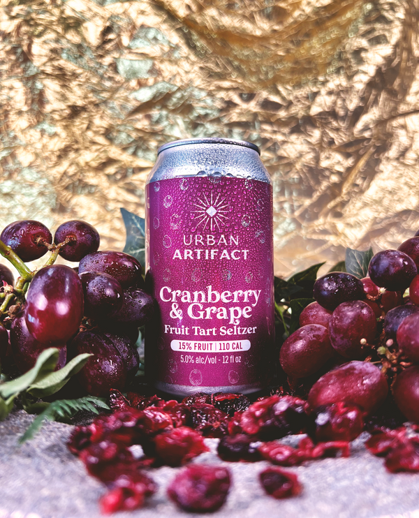 Cranberry & Grape Fruit Tart Seltzer