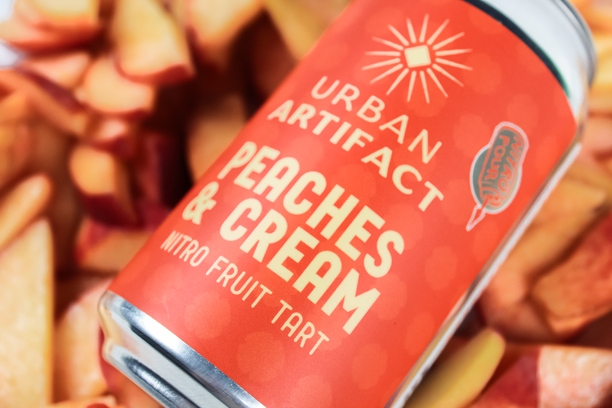 Peaches & Cream Nitro Fruit Tart Elevate Your Senses in Every Sip